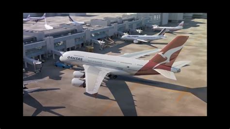 Qantas Flight 32 Landing Animation Youtube