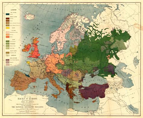 Races Of Europe Map Time Zones Map