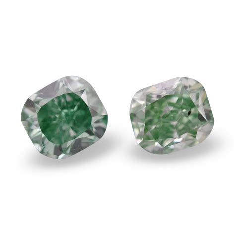 110 Carat Fancy Vivid Bluish Green Fancy Vivid Green Diamonds