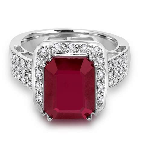 Red Ruby Ring Bijoux Majesty