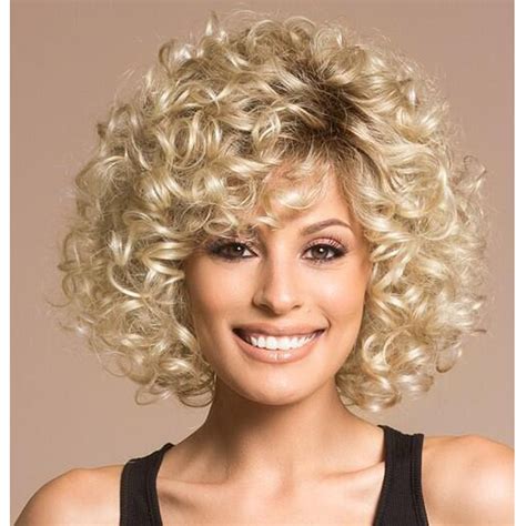 Sofeel Sexy Hairstyle Synthetic Hair Kinky Curly Synthetic Short Ombre