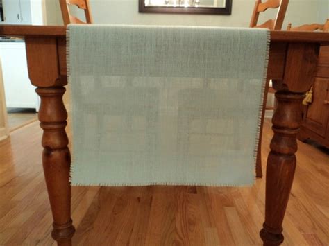 Mint Burlap Table Runner Mint Wedding Decor Seafoam Table Runners Mint