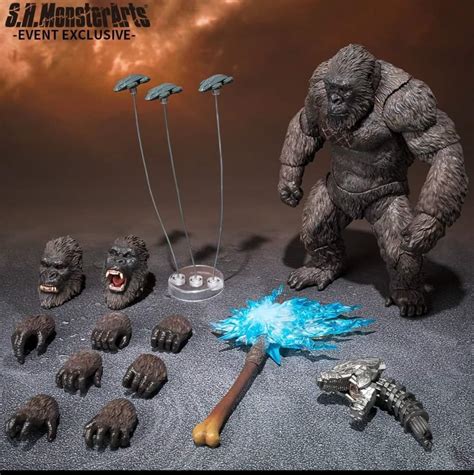 Sh Monsterarts Unveil Sdcc 2022 Exclusive Godzilla Vs Kong Figure