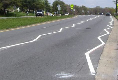 Why Does The Uk Have Zig Zag Road Markings Quora