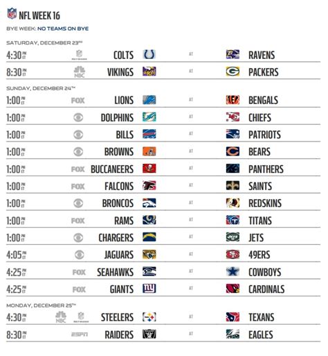 Nfl Week 11 Printable Schedule Customize And Print