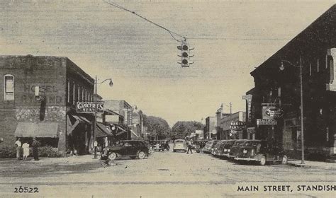 Ne Standish Mi 1930s Great Downtown View Stores Businesses Flickr