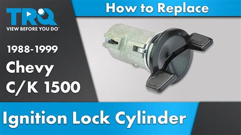 How To Replace Ignition Lock Cylinder 1988 1999 Chevy Ck1500 Youtube