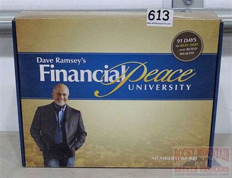 Dave Ramseys Financial Peace University Rocky Mountain Estate