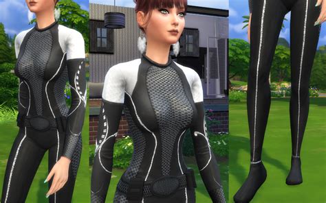 Mod The Sims The Future Is Here Female Hunger Games Jumpsuit