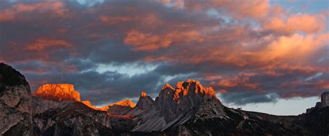 Sunset Climbing In The Dolomites Alpine School Catores Val Gardena