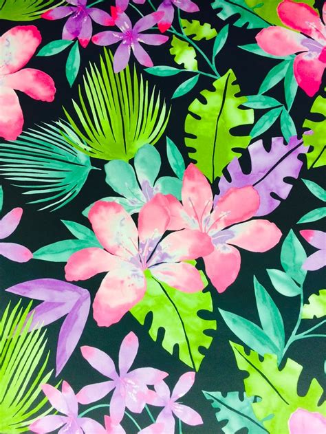Super Retro Tropical Print New From Rasch Home Trends 2015