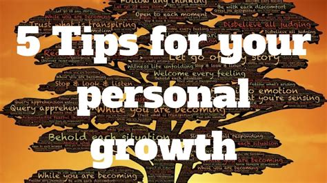 5 Tips For Your Personal Growth Youtube