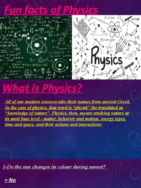 Fun Fact Of Physics Pdf