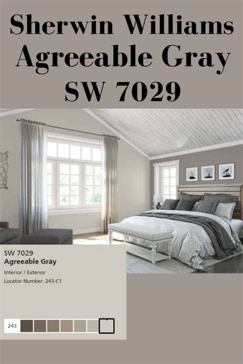 It's a warm stony color right in between true gray and beige. Sherwin Williams Agreeable Gray SW 7029 is one of the most ...