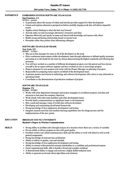 Upwork has the largest pool of proven, remote microservices specialists. Software Team Lead Resume Samples | Velvet Jobs
