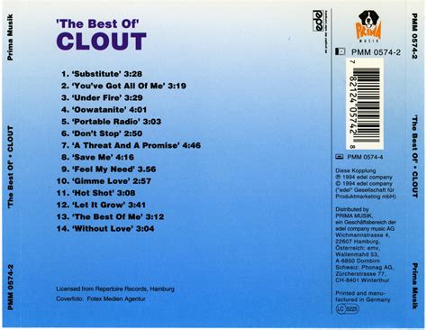 Disco2go Clout 1994 The Best Of Clout
