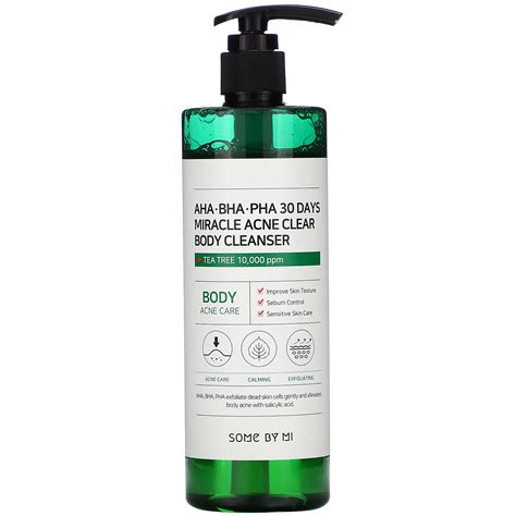 Some By Mi Miracle Acne Clear Body Cleanser 1410 Oz 400 G Iherb