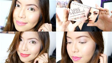 3 NATURAL MAKEUP LOOKS Maybelline Blushed NUDES Saytioco YouTube