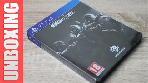 Tom Clancys Rainbow Six Siege Unboxing Limited Edition Ps4 Game
