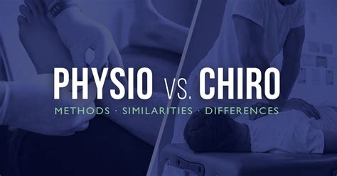 Physiotherapist Vs Chiropractor Methods Similarities Differences