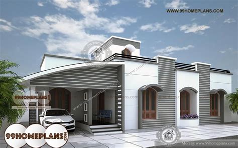 2 Bedroom Bungalow Designs And Home Elevation And Single Story Houses