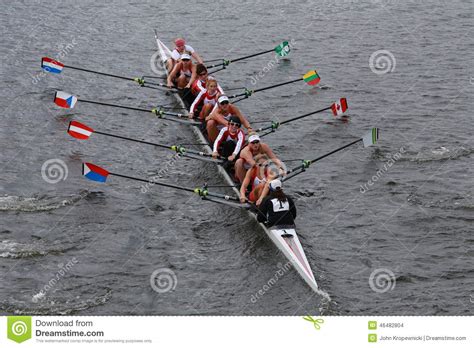 Cambridge Rowing Races In The Head Of Charles Regatta Women S