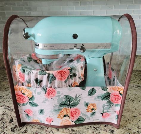 Daisy Rose Florals Kitchenaid Bowl Cover Mixer Clear Dust Etsy