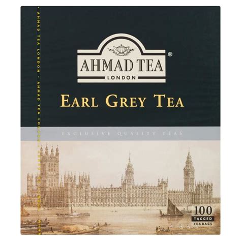 Ceai Negru Earl Grey Ahmad Tea 100 Pl Emagro