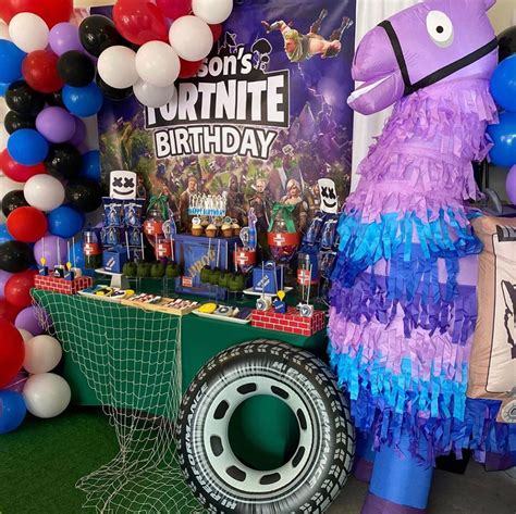 Fortnite Birthday Party Birthday Backdrop Personalized Printed And Shipp