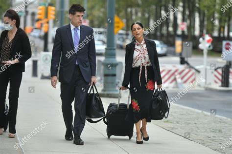 Attorney Thomas Farinella Attorney Nicole Blank Editorial Stock Photo