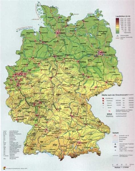 Deutschlandkarte Mit Staedten Klein Deutschlandkarte mit Städten Detox World Map Germany