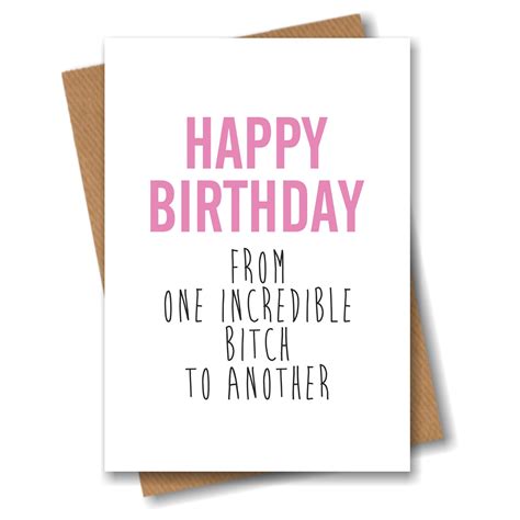 Buy Adult Rude Birthday Greeting Card Offensive Insult Humour Funny