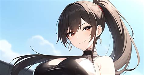 Race Queen Large Breasts Clothed Breasts 無題 Pixiv