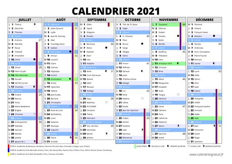 Janvier 2021, février 2021, mars 2021, avril 2021, mai 2021, juin 2021 . Calendrier 2021 à imprimer : Jours fériés - vacances ...