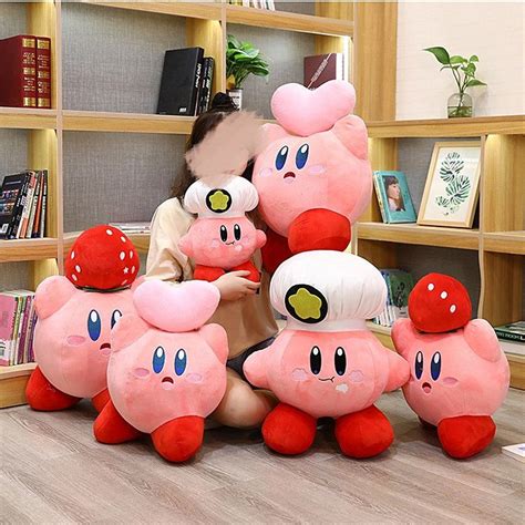 Kirby Plushies Kirby Plush Toys Strawberry Kirby Love Etsy