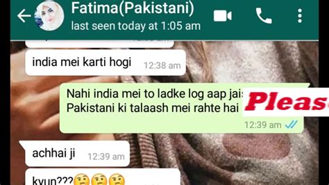 Ex Chat With Pakistani Girl 💋 फोटो हुई वायरल👙double Meaning Bf Gf