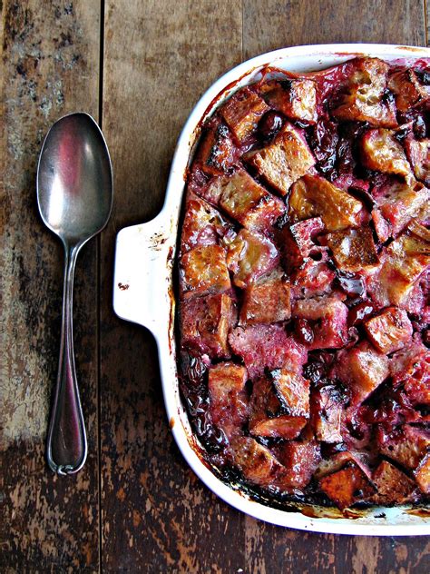 sweetsugarbean: Savouring: Sour Cherry Bread Pudding