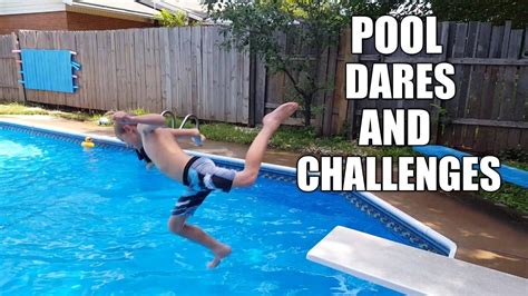 Pool Dares And Challenges YouTube