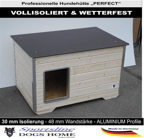 Dogshome Hundehütte Perfect 120 Xl Outdoor Wetterfest