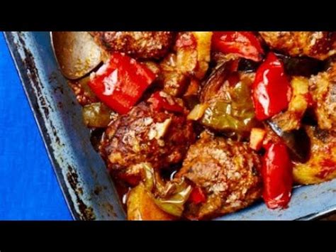 Baked Turkish Meatballs with Vegetables Sebzeli Köfte YouTube
