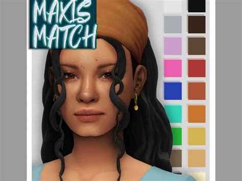 Sims 4 Brooke Hair Bandana Bandana Hairstyles Sims Womens Hairstyles