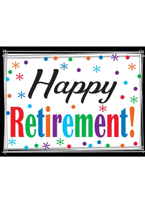 Happy Retirement Printable Sign