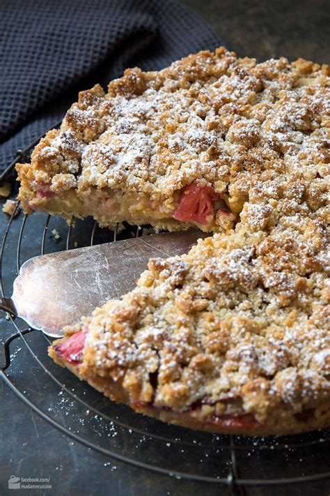 Maybe you would like to learn more about one of these? Rhabarber-Streusel-Kuchen mit Apfel - Madame Cuisine ...