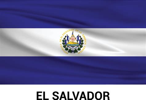 vector de diseño de bandera de el salvador Vector en Vecteezy