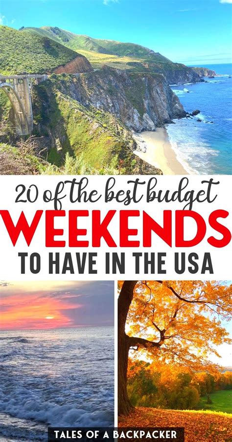 The Best Cheap Weekend Getaways For Couples In The Usa Cheap Weekend