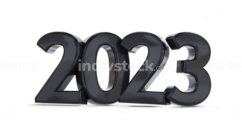 Free Download 2023 Bold Black Letters Isolated On White With Shadows