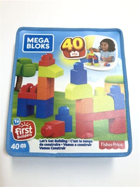 Mega Bloks First Builders Lets Get Building 40 Pcs 2018 New Ebay