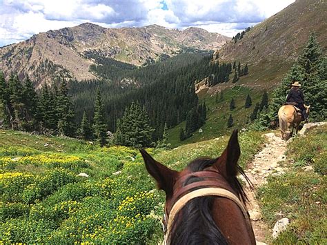 Colorado Mountain Horseback Riding Sombrero Stables Estes Park