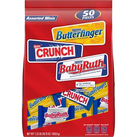 Nestle Assorted Minis Butterfingercrunchbaby Ruth Chocolate Candy