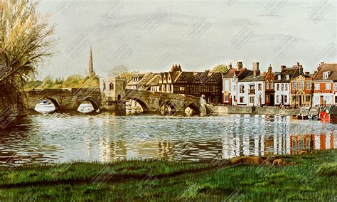 The bridge and quay, St. Ives, Cambridgeshire - John Twinning